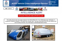 Clubsport 49 stolen