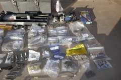 small-Radical-spare-hardware-chain-ignition-coils-and-Dyna-2000-controler-rear-roll-bar-mounts-and-KN-fl14889