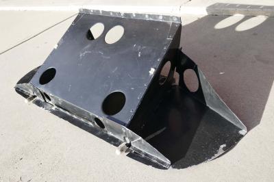 small Spare front crush box with  front brace and left brace and flat bottom splitter extension from left [14879]