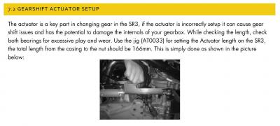 Shift actuator measurement