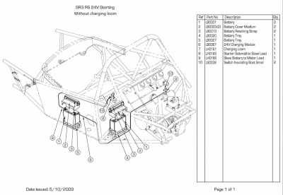 SR3 24v starter WO Charger 