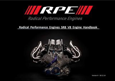 V8 engine handbook cover